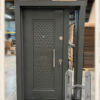 METAL Turkish Door with Glass Section.Waterproof & Weatherproof & Sunproof & Rustproof